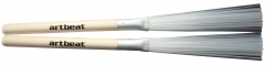 Artbeat plastic brushes with fix wooden handle